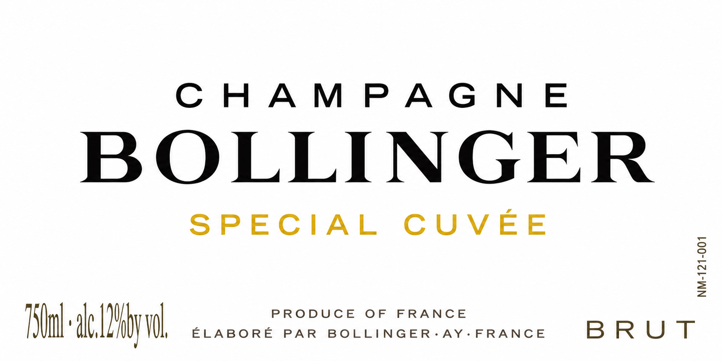 Bollinger Brut Special Cuvée Champagne 750ml | Premium French Champagne