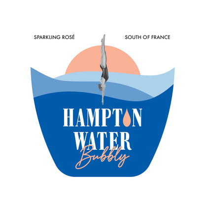 Hampton Water Bubbly Rosé Sparkling Wine 750ml | Premium French Rosé