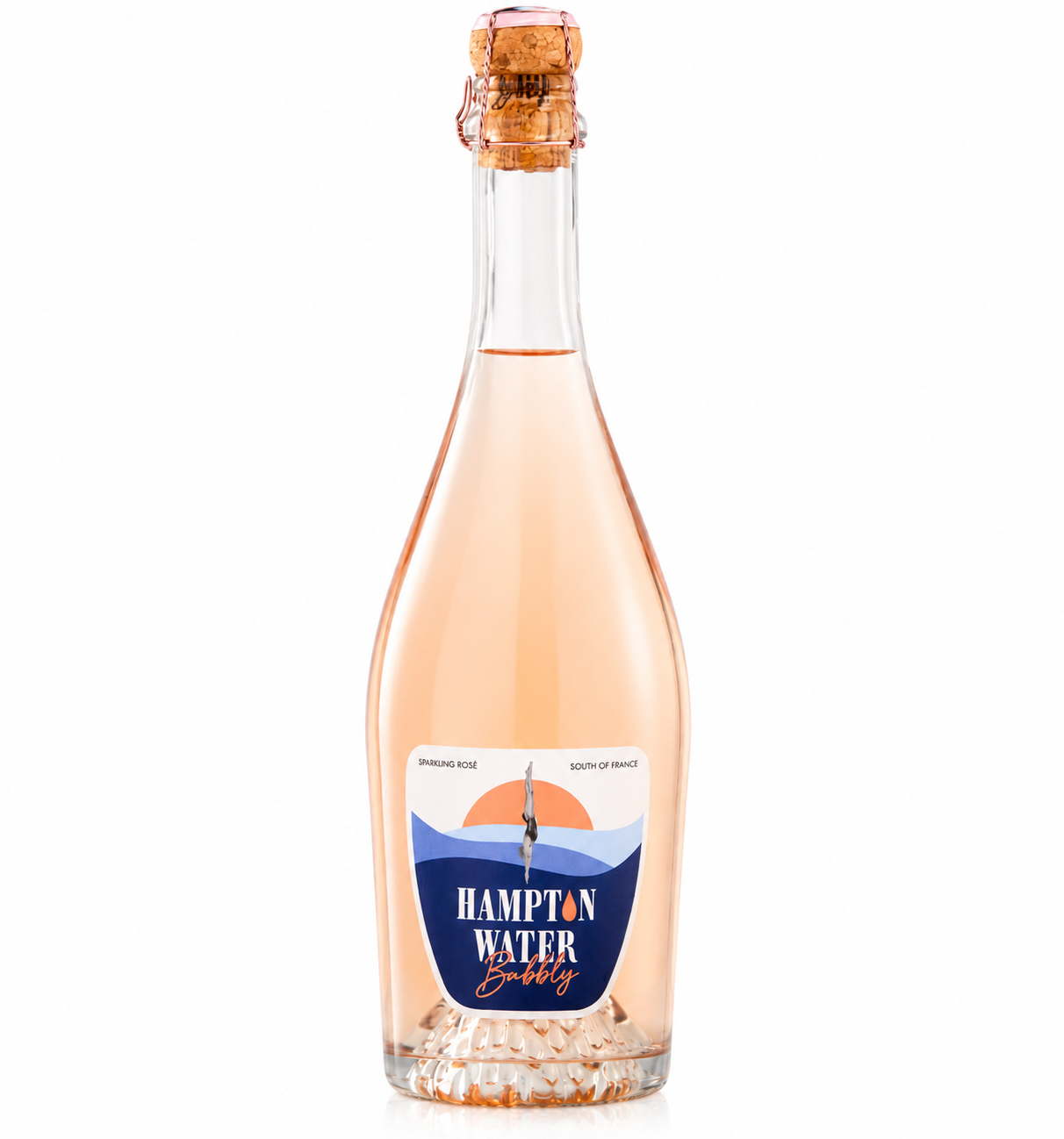 Hampton Water Bubbly Rosé Sparkling Wine 750ml | Premium French Rosé