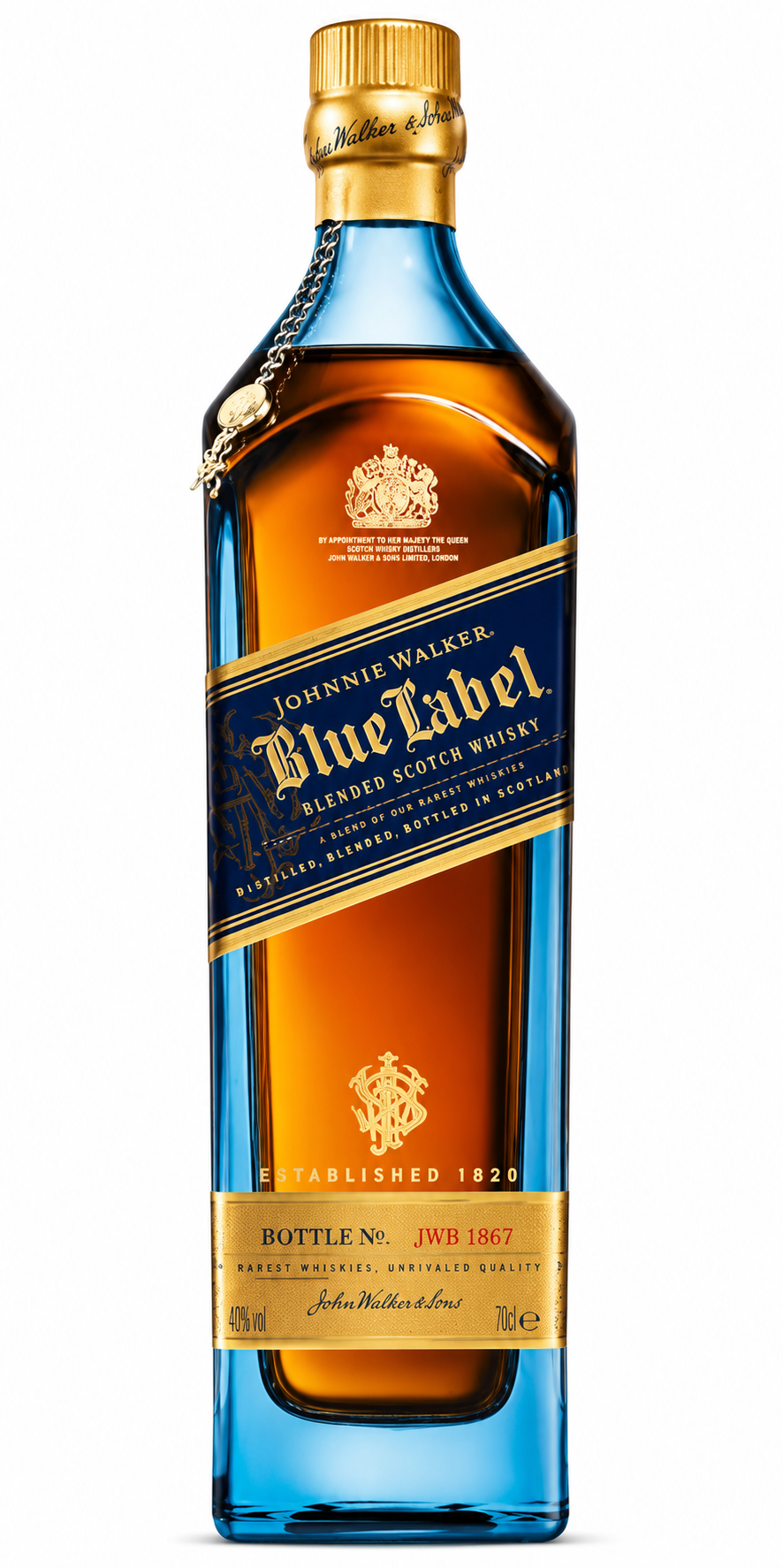 Johnnie Walker Blue Label Blended Scotch Whisky with Gift Box 750ml | Luxury Scotch Whisky